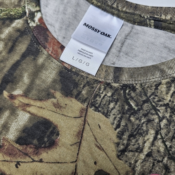 Mossy Oak Break Up Infinity Tee Shirt Wmn size Large - Picture 4 of 5